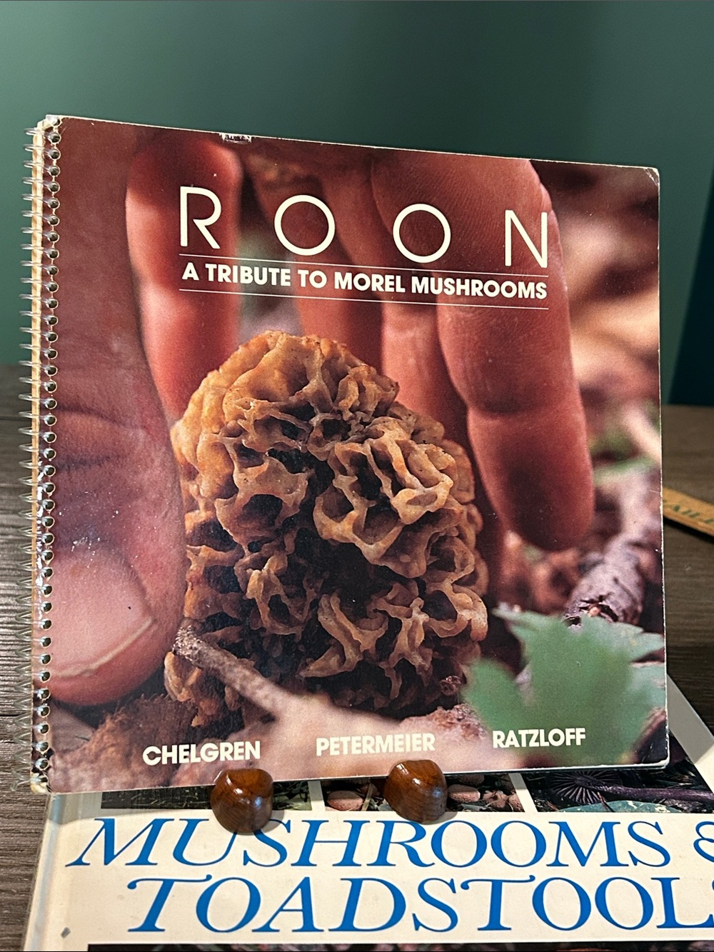 Roon A Tribute to Morel Mushrooms rare out of print book first printing  1985